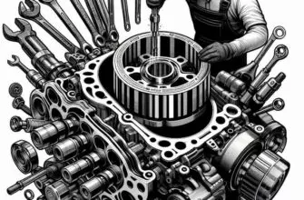 Снятие и установка вкладышей на коленвале двигателя Renault Снятие и установка вкладышей на коленвале двигателя Renault